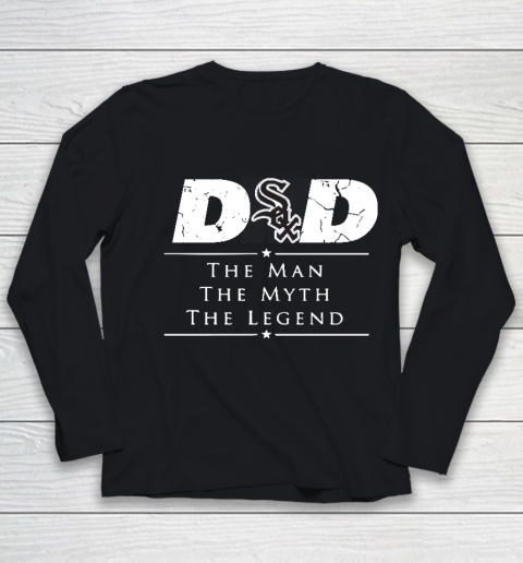 Chicago White Sox MLB Baseball Dad The Man The Myth The Legend Youth Long Sleeve