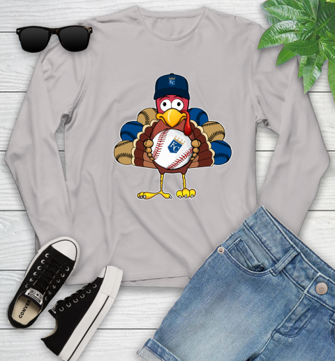 Kansas City Royals Turkey thanksgiving Youth Long Sleeve 12