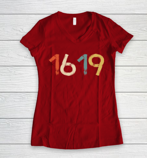 1619 Project Retro Women's V-Neck T-Shirt 8