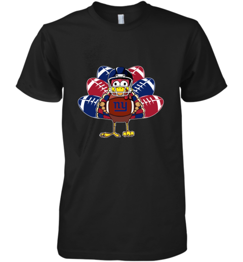 New York Giants Turkey Football Thanksgiving Premium Men's T-Shirt