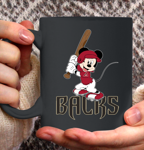 MLB Baseball Arizona Diamondbacks Cheerful Mickey Mouse Shirt Ceramic Mug 11oz