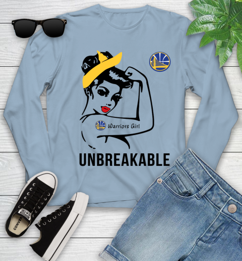 NBA Golden State Warriors Girl Unbreakable Basketball Sports Youth Long Sleeve 6