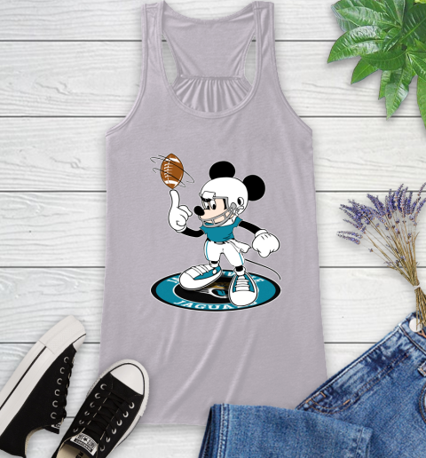 NFL Football Jacksonville Jaguars Cheerful Mickey Disney Shirt Racerback Tank 5