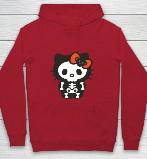 Hello Kitty Skeleton Halloween Youth Hoodie 6