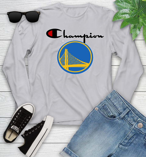 NBA Basketball Golden State Warriors Champion Shirt Youth Long Sleeve 3