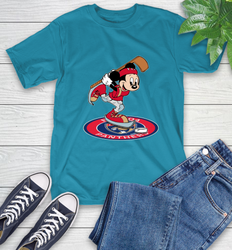 NHL Hockey Florida Panthers Cheerful Mickey Disney Shirt T-Shirt 9