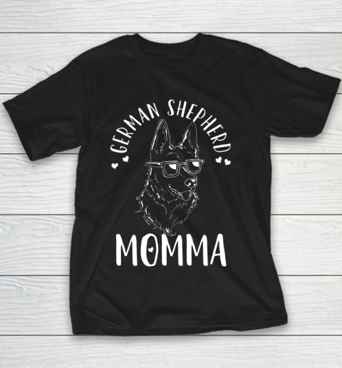 Dog Mom Shirt German Shepherd Momma Dog Mom Mama Gift Youth T-Shirt