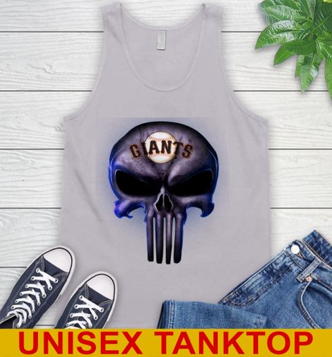 San Francisco Giants MLB Baseball Punisher Skull Sports Tank Top 3
