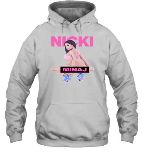 Khaki Nicki Minaj Print Hoodie