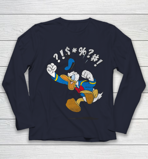 Disney Mickey And Friends Donald Angry Jump Youth Long Sleeve 2
