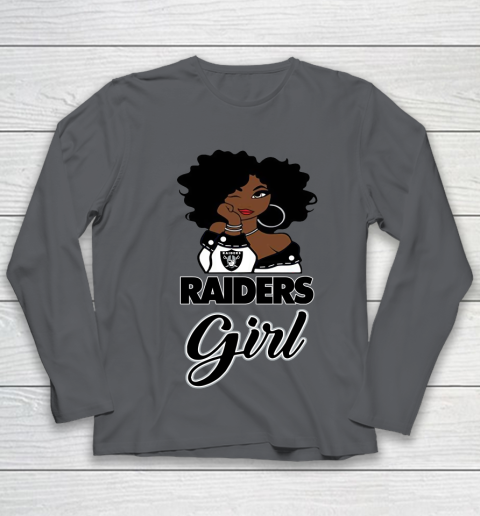Oakland Raiders Girl NFL Youth Long Sleeve 8