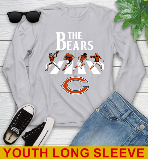 NFL Football Chicago Bears The Beatles Rock Band Shirt Youth Long Sleeve 5