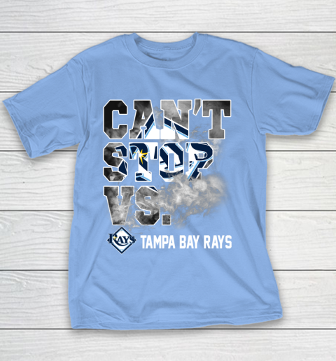 MLB Tampa Bay Rays Baseball Can't Stop Vs Rays Youth T-Shirt 8