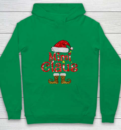 Funny Santa Mimi Claus Merry Christmas Youth Hoodie 4