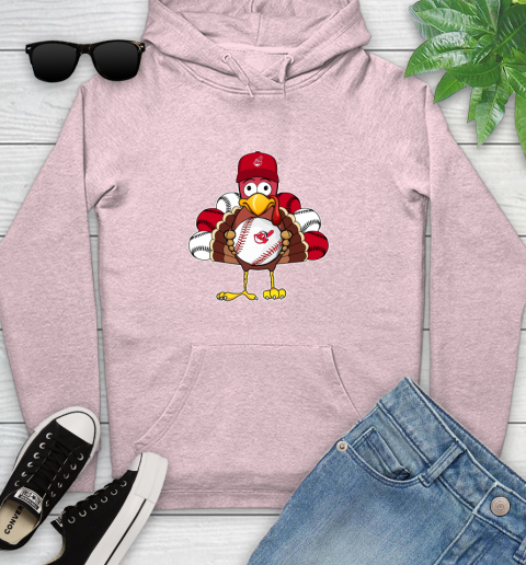 Cleveland Indians Turkey thanksgiving Youth Hoodie 10
