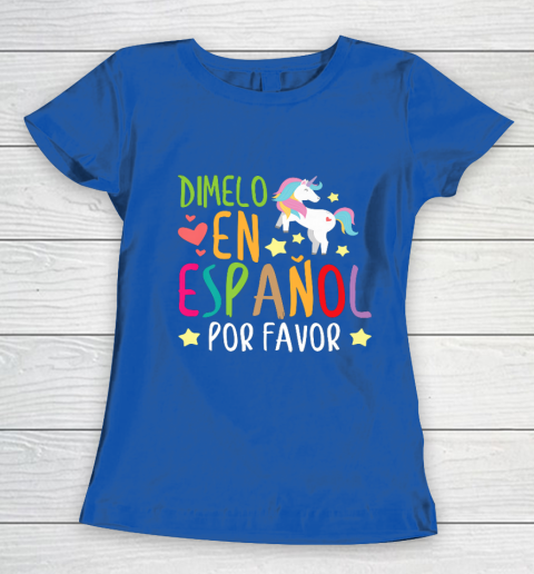 A blue t shirt en español shop