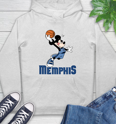 NBA Basketball Memphis Grizzlies Cheerful Mickey Mouse Shirt Hoodie 2