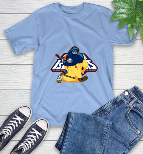 NHL Pikachu Hockey Sports New York Islanders T-Shirt 11