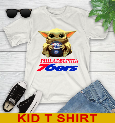 NBA Basketball Philadelphia 76ers Star Wars Baby Yoda Shirt 101