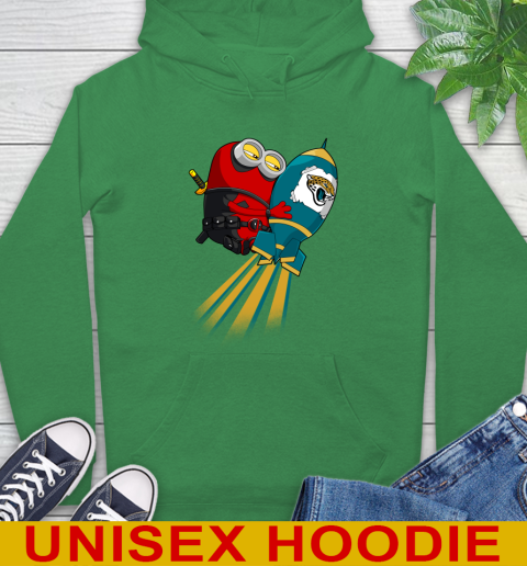 NFL Football Jacksonville Jaguars Deadpool Minion Marvel Shirt Hoodie 8