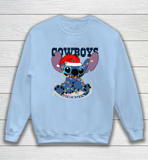 Dallas Cowboys NFL Football noel stitch Christmas Sweatshirt 4