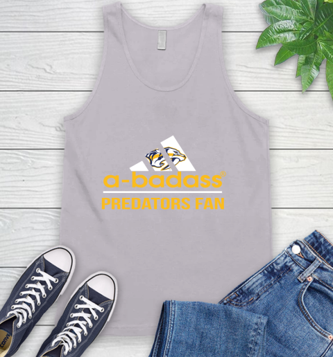NHL A Badass Nashville Predators Fan Adidas Hockey Sports Tank Top 3