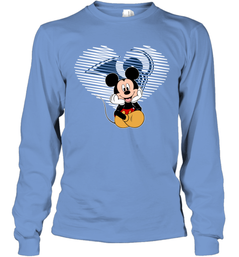 NFL Los Angeles Rams The Heart Mickey Mouse Disney Football T Shirt xWn7twoz3NZ long sleeve tee 14 95 151514 front carolina blue