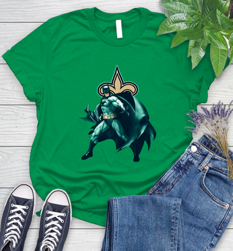 NFL Batman Football Sports New Orleans Saints Women's T-Shirt 6