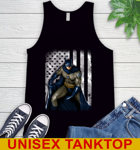 Detroit Tigers MLB Baseball Batman DC American Flag Shirt Tank Top