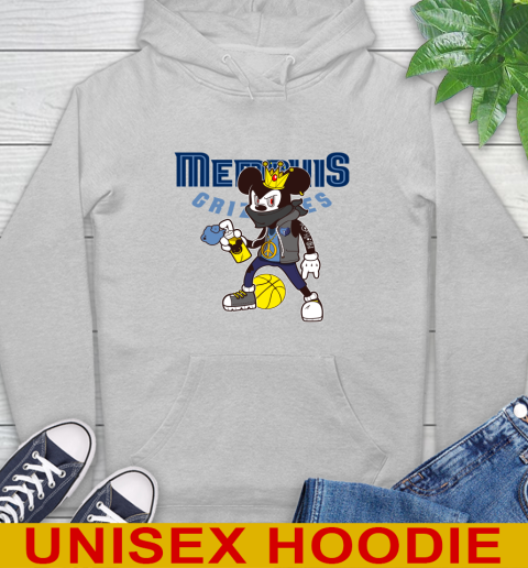 Memphis Grizzlies NBA Basketball Mickey Peace Sign Sports Hoodie 6