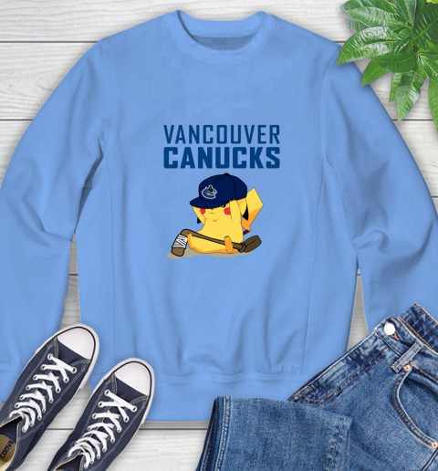 NHL Pikachu Hockey Sports Vancouver Canucks Sweatshirt 11