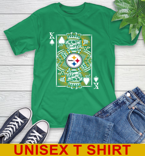Pittsburgh Steelers NFL Football The King Of Spades Death Cards Shirt T-Shirt 7