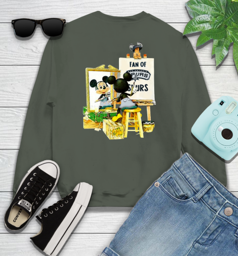 NBA Basketball San Antonio Spurs Mickey Drawing Shirt 112