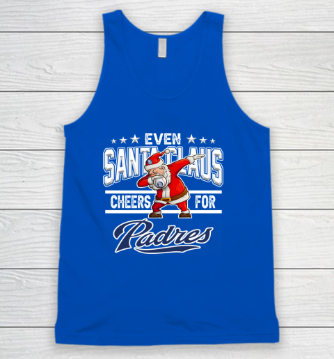 San Diego Padres Even Santa Claus Cheers For Christmas MLB Tank Top 4