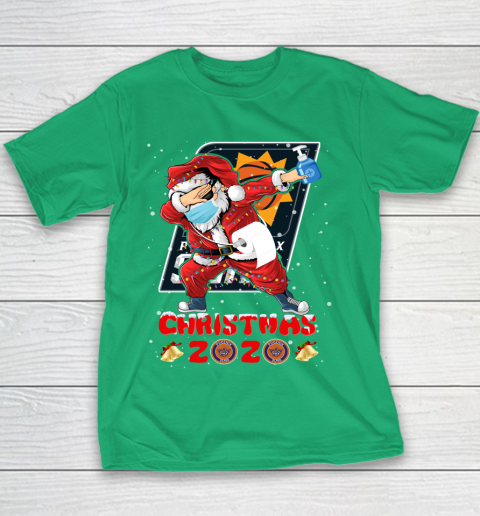 Phoenix Suns Funny Santa Claus Dabbing Christmas 2020 NBA Youth T-Shirt 3