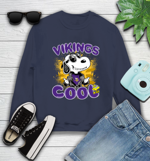NFL Football Minnesota Vikings Cool Snoopy Shirt Sweatshirt 2