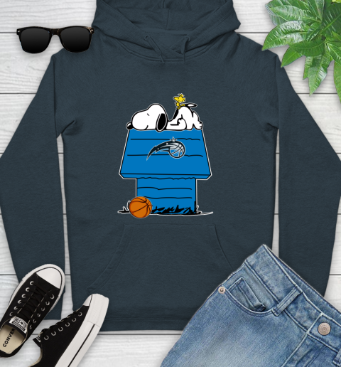 Orlando Magic NBA Basketball Snoopy Woodstock The Peanuts Movie Youth Hoodie 8