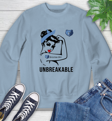 NBA Memphis Grizzlies Girl Unbreakable Basketball Sports Sweatshirt 5