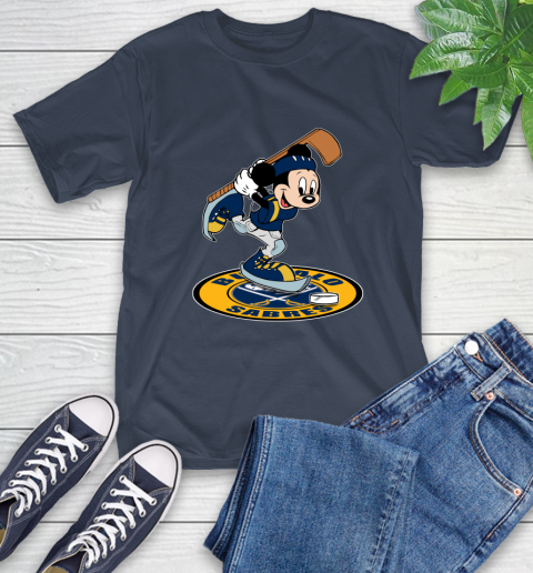 NHL Hockey Buffalo Sabres Cheerful Mickey Disney Shirt T-Shirt 5 NHL Hockey Buffalo Sabres Cheerful Mickey Disney Shirt T-Shirt - Image 5