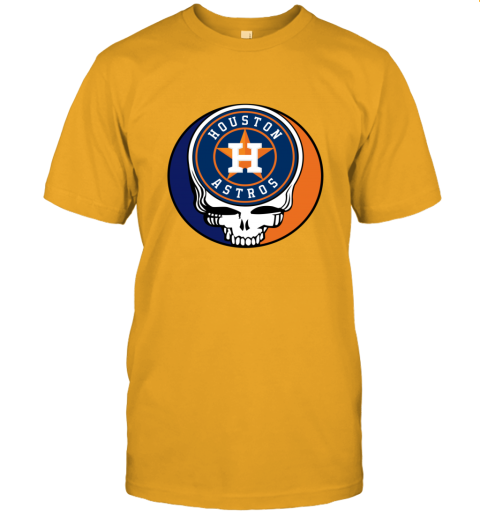 Houston Astros The Grateful Dead Baseball MLB Mashup Unisex Jersey Tee