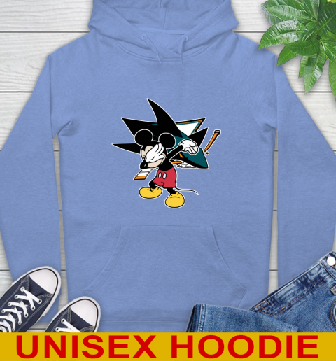 San Jose Sharks NHL Hockey Dabbing Mickey Disney Sports Hoodie 11