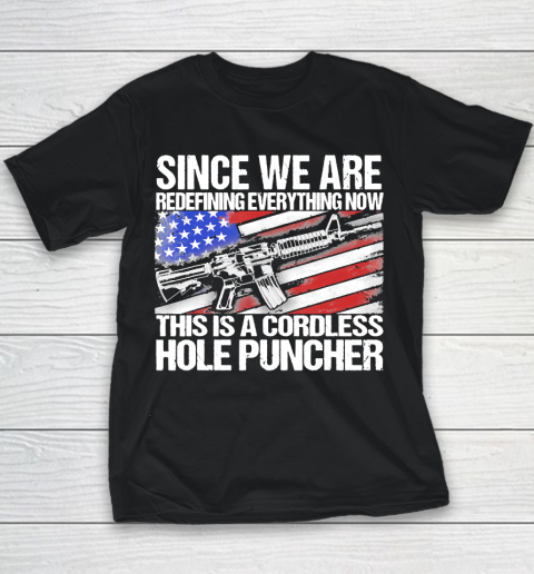 Since We Are Redefining Everything US Flag Veteran Youth T-Shirt