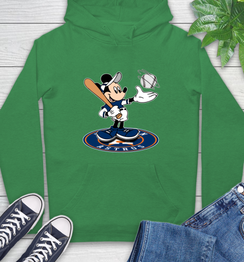 MLB Baseball Houston Astros Cheerful Mickey Disney Shirt Hoodie 8