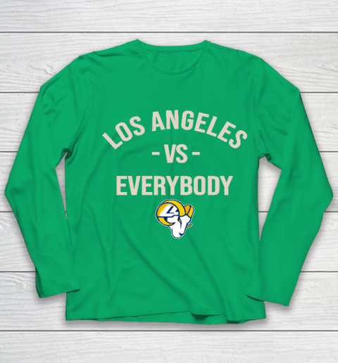 Los Angeles Rams Vs Everybody Youth Long Sleeve - Image 5
