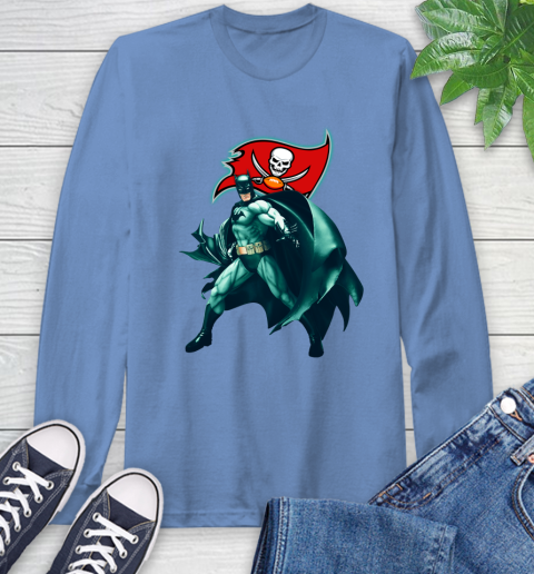 NFL Batman Football Sports Tampa Bay Buccaneers Long Sleeve T-Shirt 11