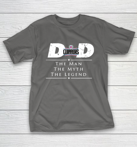 LA Clippers NBA Basketball Dad The Man The Myth The Legend T-Shirt 8