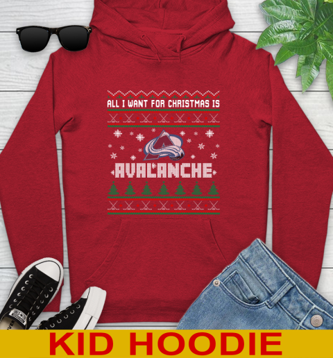Colorado Avalanche NHL Hockey All I Want For Christmas Is My Team Sports 138