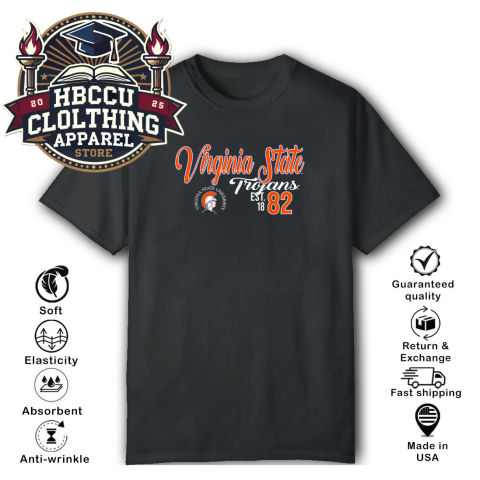 Virginia State Trojans Est. 1882 HBCU T-Shirt Virginia State Trojans Est. 1882 HBCU T-Shirt