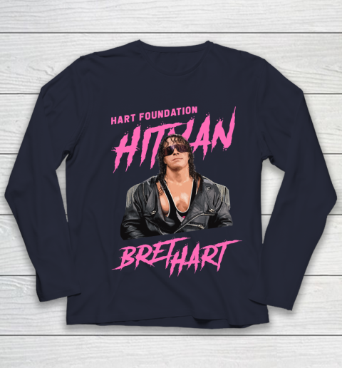 Bret Hart The Hitman Hart Foundation Youth Long Sleeve 2