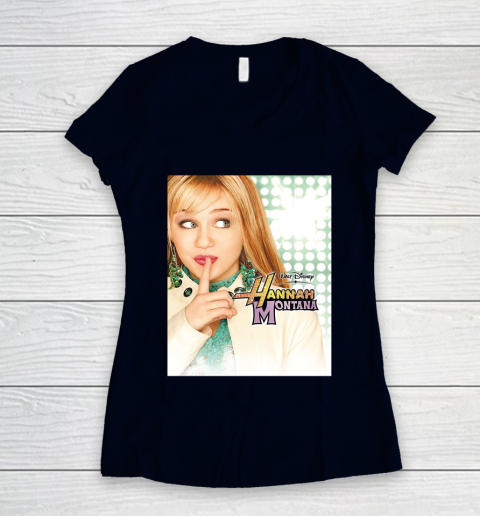 Hannah Montana Women's V-Neck T-Shirt 2